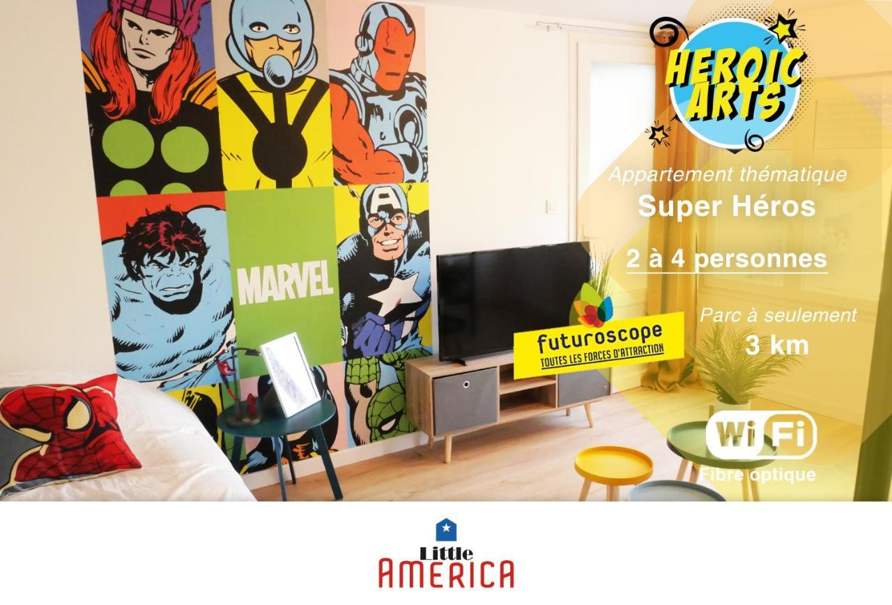 ז'ונה-קלה Little America - Appart Hotel 3Km Futuroscope מראה חיצוני תמונה